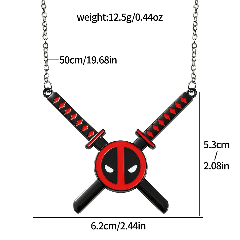 Deadpool Necklace For Men & Women