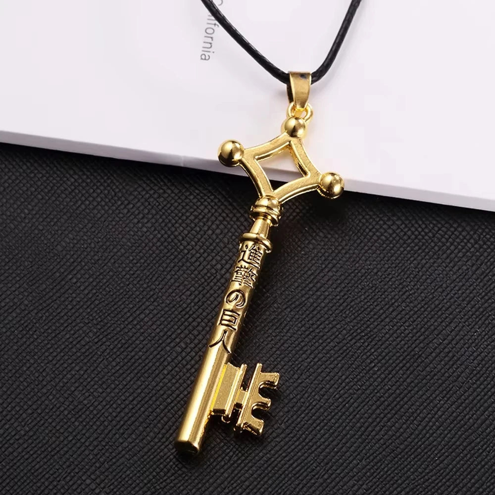Attack On Titan Eren Key Necklace  For Men & Women