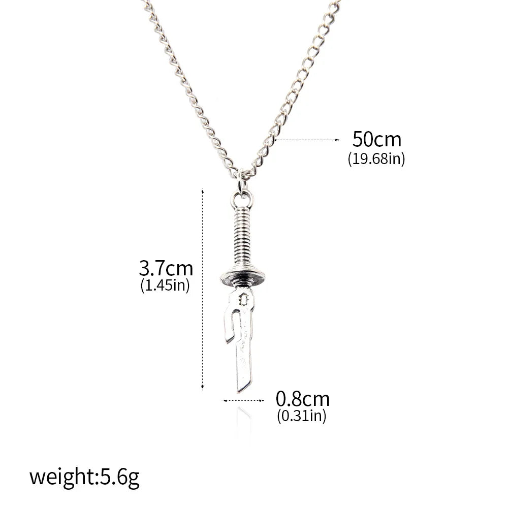 Toji Fushiguro split Dagger Necklace for Men & Women