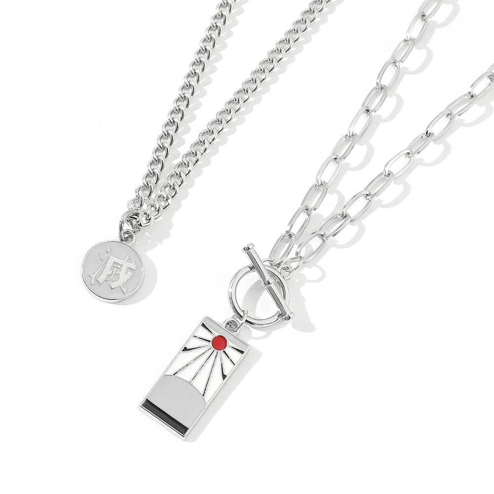 Demon Slayer Tanjiro Necklace For Men & Women