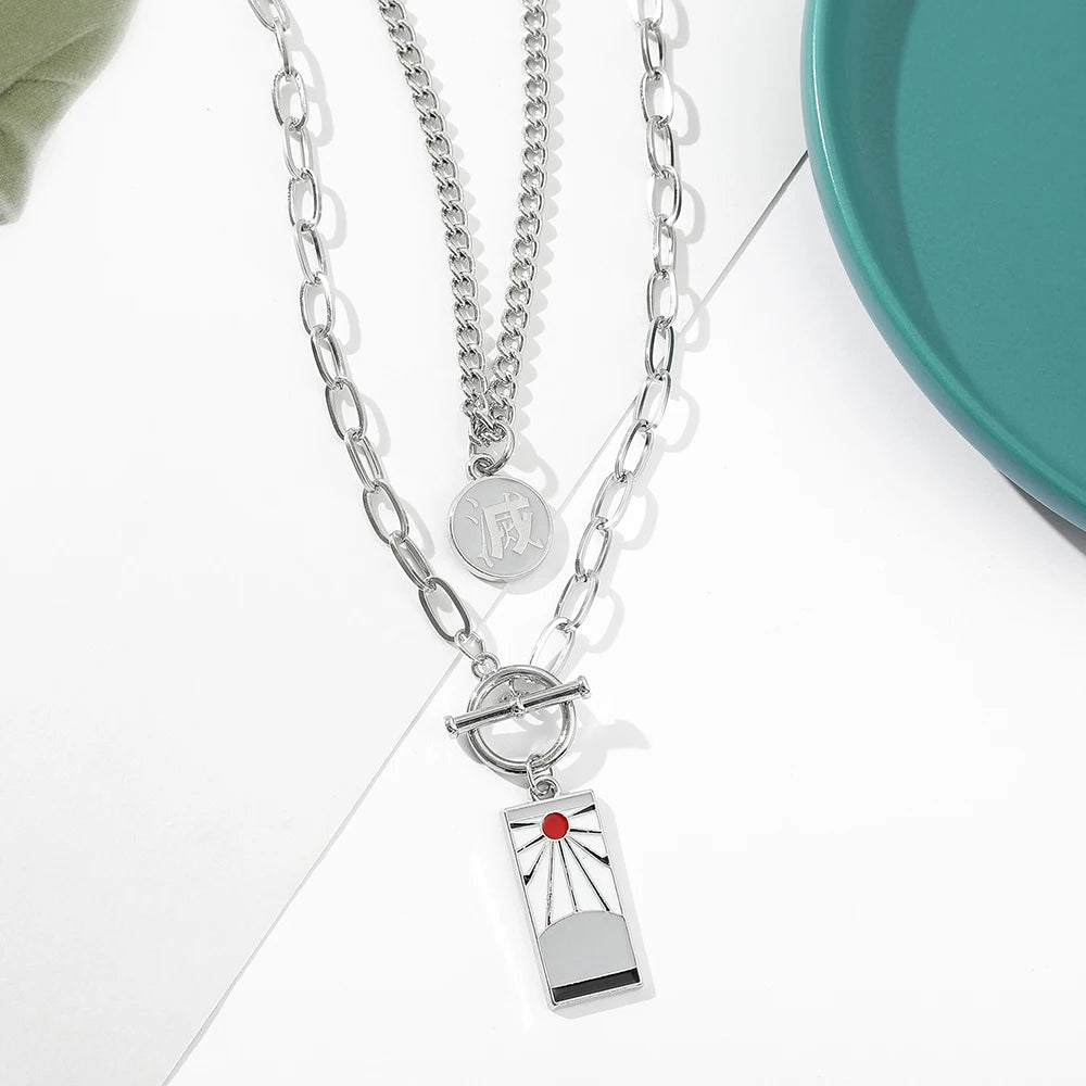 Demon Slayer Tanjiro Necklace For Men & Women